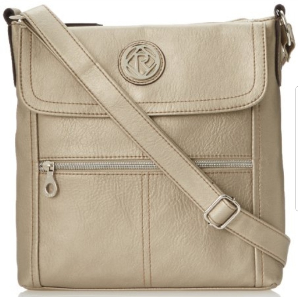Relic Erica Flap Crossbody Bag in Cream